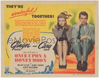 9t0282 ONCE UPON A HONEYMOON TC 1942 great image of worried Ginger Rogers & Cary Grant, Leo McCarey!