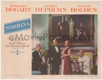 9t0459 SABRINA LC #7 1954 Humphrey Bogart & William Holden with parents by family portrait!