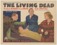 9t0287 SCOTLAND YARD MYSTERY TC 1935 English evil genius turns people into The Living Dead!