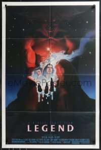 9t1658 LEGEND 1sh 1986 Tom Cruise, Mia Sara, Tim Curry, Ridley Scott, cool fantasy artwork!