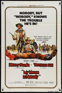 9t1769 MY NAME IS NOBODY 1sh 1974 Il Mio nome e Nessuno, Henry Fonda, Terence Hill