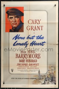 9t1787 NONE BUT THE LONELY HEART 1sh 1944 tough Cary Grant, written & directed by Clifford Odets!