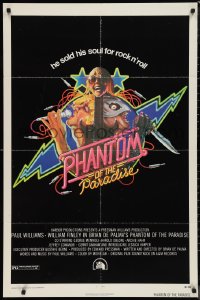 9t1835 PHANTOM OF THE PARADISE 1sh 1974 Brian De Palma, different artwork by John Alvin!