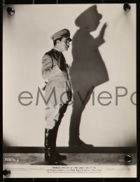 9t1076 GREAT DICTATOR 3 7.5x9.75 stills 1940 portraits of Charlie Chaplin as Hitler-like Hynkel!