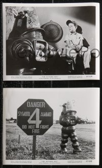 9t1063 INVISIBLE BOY 5 8x10 stills 1957 all five with great sci-fi images of Robby the Robot!