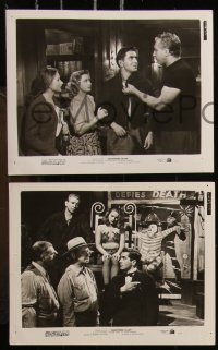 9t1048 NIGHTMARE ALLEY 8 8x10 stills 1947 carny Tyrone Power & Coleen Gray, Joan Blondell!