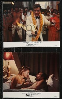 9t1019 OCTOPUSSY 8 color English FOH LCs 1983 Roger Moore as James Bond, Maud Adams!