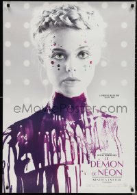 9w1052 NEON DEMON teaser Canadian 1sh 2016 Elle Fanning covered in paint, Nicolas Winding Refn!