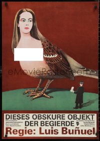 9w0515 THAT OBSCURE OBJECT OF DESIRE East German 23x32 1980 Bunuel's Cet obscur object du desir!