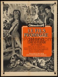 9w0972 PRODIGAL French 24x32 1955 images of Biblical Lana Turner & Edmond Purdom!