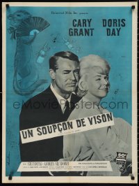 9w0986 THAT TOUCH OF MINK French 23x31 1962 Sinclare art of Cary Grant & Doris Day!