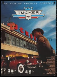 9w0992 TUCKER: THE MAN & HIS DREAM French 23x31 1988 Francis Ford Coppola, image of Jeff Bridges!