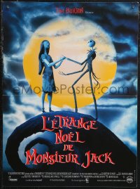 9w1027 NIGHTMARE BEFORE CHRISTMAS French 16x22 1994 Tim Burton, Disney, great Halloween image!