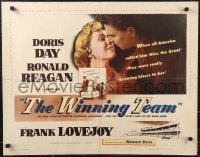 9w0652 WINNING TEAM 1/2sh 1952 Ronald Reagan as Grover Cleveland, Doris Day, baseball biography!