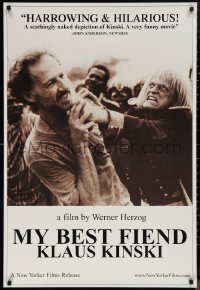 9w1320 MY BEST FIEND 1sh 1999 directed by Werner Herzog, crazed Klaus Kinski!