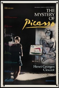 9w1322 MYSTERY OF PICASSO 1sh R1986 Le Mystere Picasso, Henri-Georges Clouzot & Pablo!