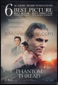 9w1347 PHANTOM THREAD awards DS 1sh 2017 Daniel Day-Lewis, Vicki Krieps and Lesley Manville!