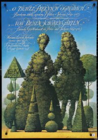 9w0890 O TYCHZE PIEKNYCH OGRODACH exhibition Polish 27x38 1997 wild topiary art by Wieslaw Watkuski!