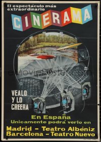 9w0177 THIS IS CINERAMA Spanish 1950s I Was in Cinerama, completely different image, rare!