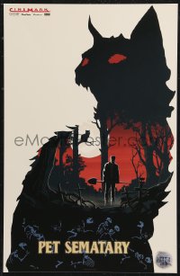 9w0114 PET SEMATARY mini poster 2019 Stephen King horror remake, sometimes dead is better!