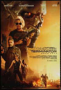 9w1448 TERMINATOR DARK FATE style B int'l advance DS 1sh 2019 Schwarzenegger, Furlong, Hamilton!