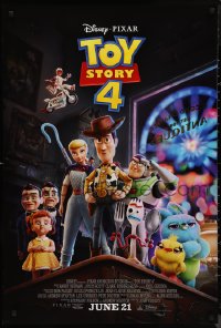 9w1460 TOY STORY 4 advance DS 1sh 2019 Walt Disney, Pixar, Woody, Buzz Lightyear and cast!