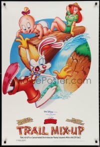 9w1462 TRAIL MIX-UP DS 1sh 1993 John Hom art Roger Rabbit, Baby Herman, Jessica Rabbit!