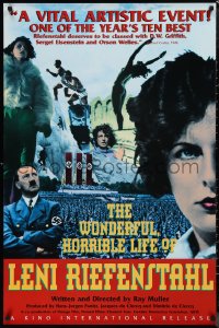 9w1495 WONDERFUL, HORRIBLE LIFE OF LENI RIEFENSTAHL 1sh 1993 Die Macht der Bilder, wild image!