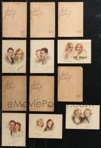 9x0693 LOT OF 6 ENGLISH STUDIO PORTRAIT 5X7 FAN PHOTOS 1930s Joan Crawford, Greta Garbo & more!