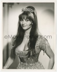 9y1147 CIRCUS WORLD 8x10 still 1965 close portrait of beautiful Claudia Cardinale in cool costume!