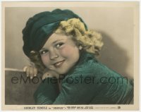 9y1168 DIMPLES color 8x10 still 1936 great portrait of cute Shirley Temple, The Bowery Princess!