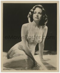 9y1174 DONNA REED 8.25x10 still 1940s best young close portrait in sexiest outfit she ever wore!