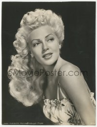 9y1238 LANA TURNER 7.25x9.5 still 1945 incredible MGM studio portrait with long flowing hair!