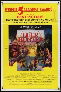 9y1542 DEER HUNTER awards 1sh 1978 directed by Michael Cimino, Robert De Niro, Jezierski artwork!