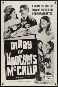 9y1547 DIARY OF KNOCKERS MCCALLA 1sh 1968 directed by Barry Mahon, sexy montage of images!