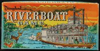 9y0316 DISNEYLAND Canadian board game 1960 theme park in California, the Riverboat Game!