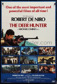 9y1541 DEER HUNTER English 1sh 1979 Michael Cimino classic, Robert De Niro, different photo montage!