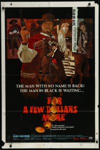 9y1572 FOR A FEW DOLLARS MORE 1sh 1967 1967 the man with no name is back, Clint Eastwood, cool!