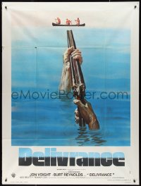 9y1835 DELIVERANCE French 1p 1972 John Boorman classic, great art of shotgun pointed at canoers!