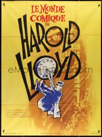 9y1889 HAROLD LLOYD'S WORLD OF COMEDY French 1p 1962 one of the great comics of all time at his best!