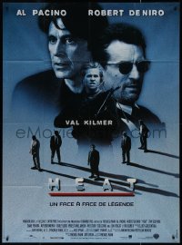 9y1892 HEAT French 1p 1995 Al Pacino, Robert De Niro, Val Kilmer, Michael Mann directed!