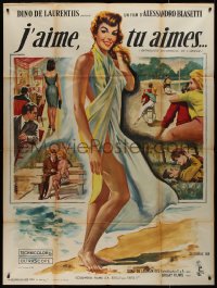 9y1899 I LOVE, YOU LOVE French 1p 1961 Alessandro Blasetti's Io amo, tu ami, De Seta art!