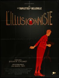 9y1906 ILLUSIONIST French 1p 2010 cool magician cartoon with a screenplay by Jacques Tati!