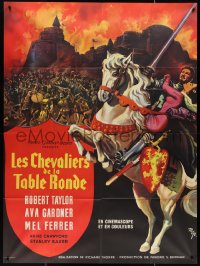 9y1924 KNIGHTS OF THE ROUND TABLE French 1p 1954 Robert Taylor as Lancelot, Ava Gardner as Guinevere!