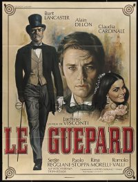 9y1944 LEOPARD French 1p R1983 Visconti's Il Gattopardo, Mascii art of Burt Lancaster, Delon, Cardinale!