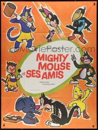 9y1964 MIGHTY MOUSE ET SES AMIS French 1p 1970s great cartoon art of Paul Terry's best creations!