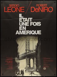 9y1989 ONCE UPON A TIME IN AMERICA French 1p 1984 cool New York City image, directed by Sergio Leone!