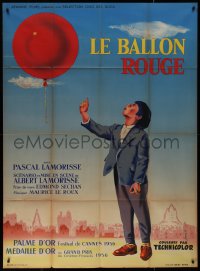 9y2018 RED BALLOON French 1p 1956 Albert Lamorisse's children's classic La Ballon Rouge, Porr't art!