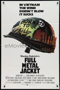 9y1575 FULL METAL JACKET advance 1sh 1987 Stanley Kubrick Vietnam War movie, Philip Castle art!