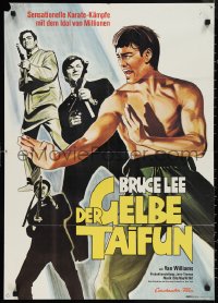 9y0398 DER GELBE TAIFUN German 1976 completely different kung fu action art of Bruce Lee as Kato!